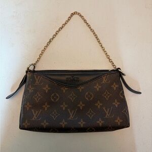 Louis Vuitton Monogram Clutch with Chain